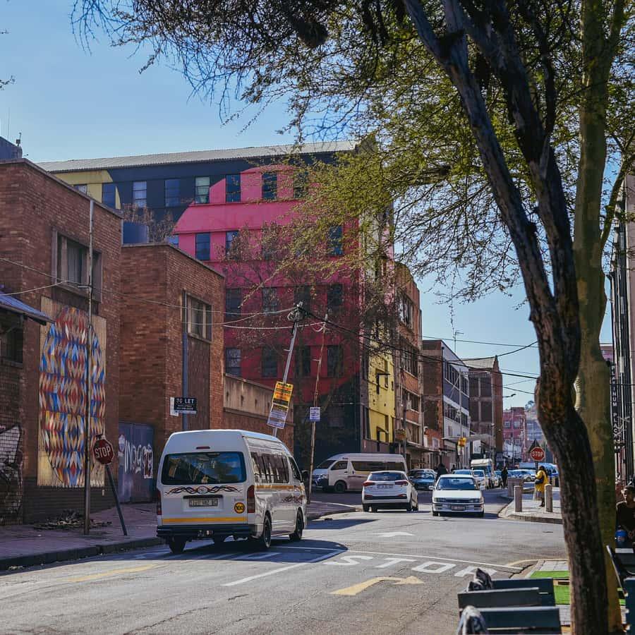 Minibus taxi and urban mobility in Maboneng, Johannesburg