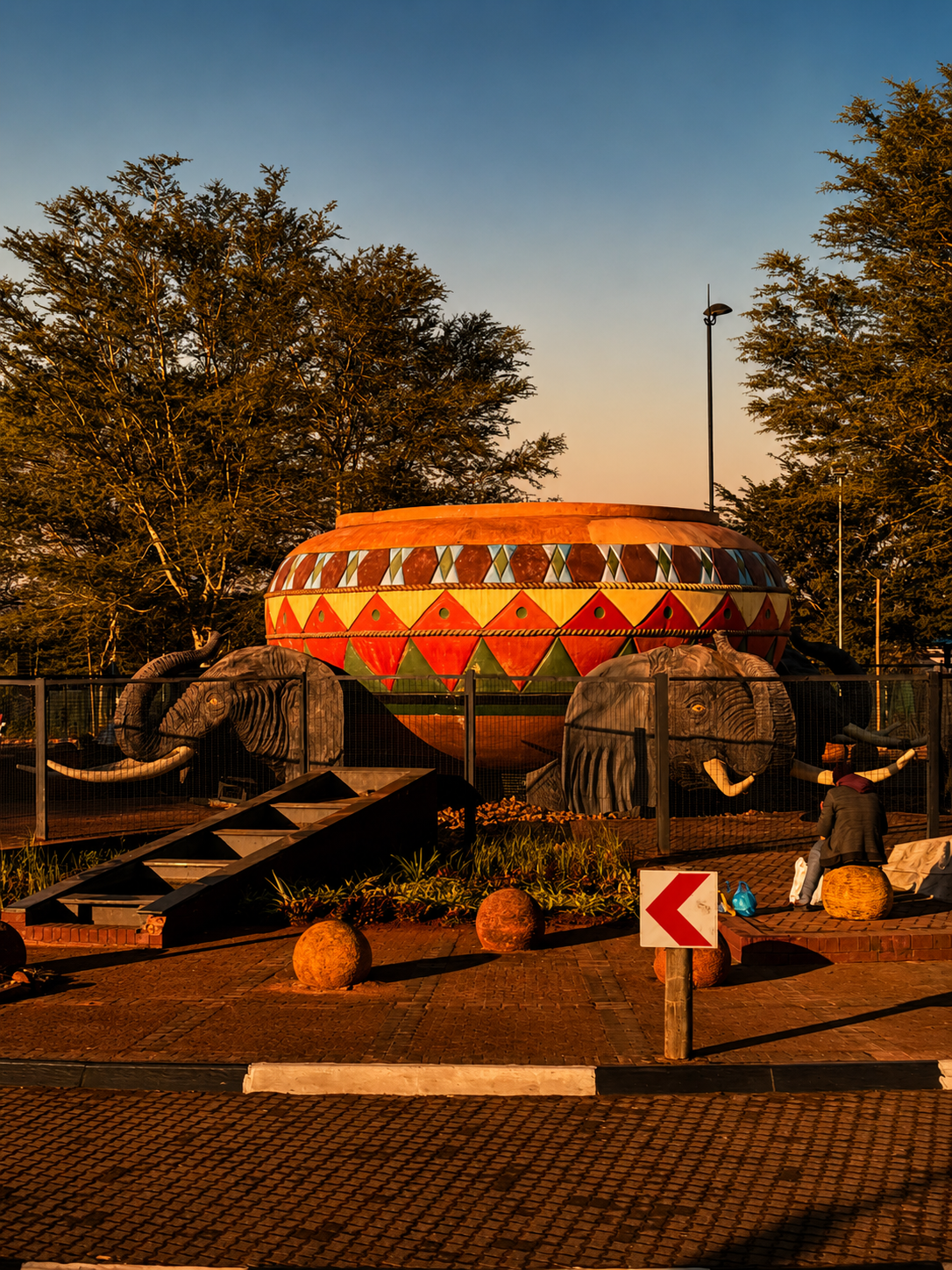 Thohoyandou cultural roundabout, Limpopo